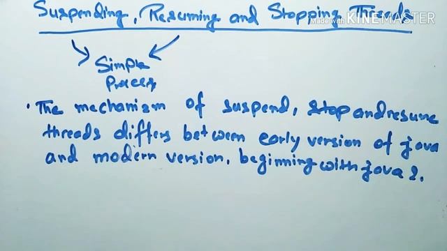 Suspending, resuming and stopping Threads part 1 смотреть онлайн