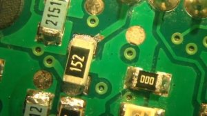 Как с помощью пасты и термофена припоять smd резистор