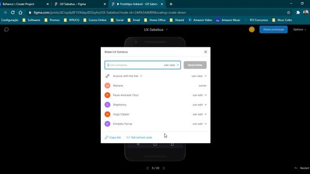 Como colocar protótipo linkável do Figma para o Behance смотреть онлайн