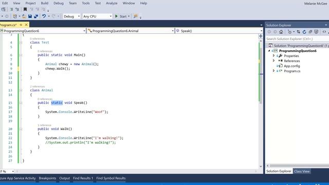 Static Versus Instance (Non-Static) Class Members смотреть онлайн