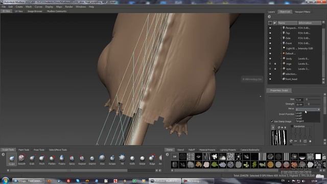 22 урок - Продвинутый моделинг в 3dsMax и Mudbox (Динозавр) смотреть онлайн