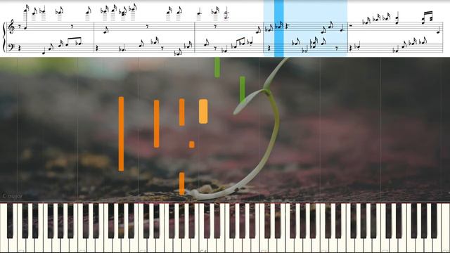 A flowering tree Korea Huks Music series synthesia piano MIDI Sheet Flow Piano teaching смотреть онлайн