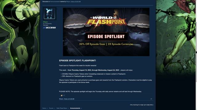 DCUO X2 Marks : Episode Spotlight: Flashpoint! смотреть онлайн