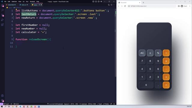 Web Programming - Coding IOS (IPhone) Calculator Using Javascript смотреть онлайн