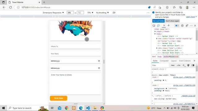 How To Create Travel & Tour Website Using HTML CSS & BOOTSTRAP 5 смотреть онлайн