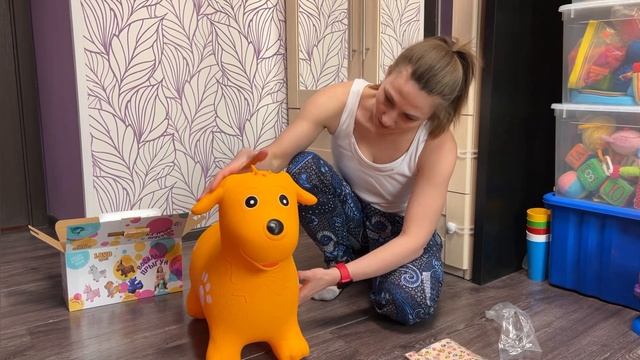 Прыгун собака Гаф с озона / прыгун детский / хоп попрыгун смотреть онлайн