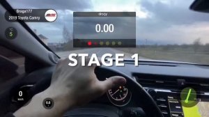 toyota camry V70 3,5. Stage 1  Разгон до 0-100km