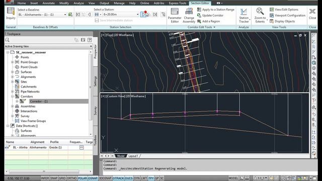 AutoCAD Civil 2012: Notas de Serviço PADRÃO DER 1:200 e Notas de SE смотреть онлайн