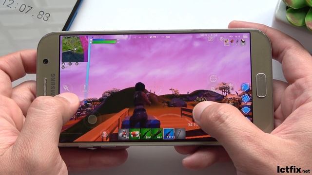 Samsung Galaxy A7 test game Fortnite 2021 смотреть онлайн