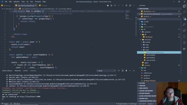 Nodejs 2020Q1 MongoDB Lecture смотреть онлайн