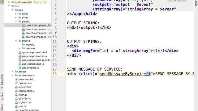 Week 11 Front End Angular components; Input, Outputs; Services смотреть онлайн