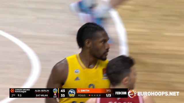 Jaleen Smith (16 points, 3 assists) 🎯 ALBA Berlin - EA7 Emporio Armani Milan 83-63 смотреть онлайн