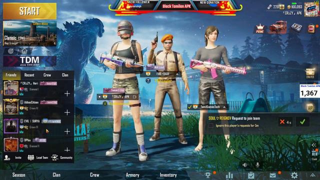 PUBG custom room match Tamil live |Donate me GPAY|#pubg #pubgmobile #pubgpc смотреть онлайн