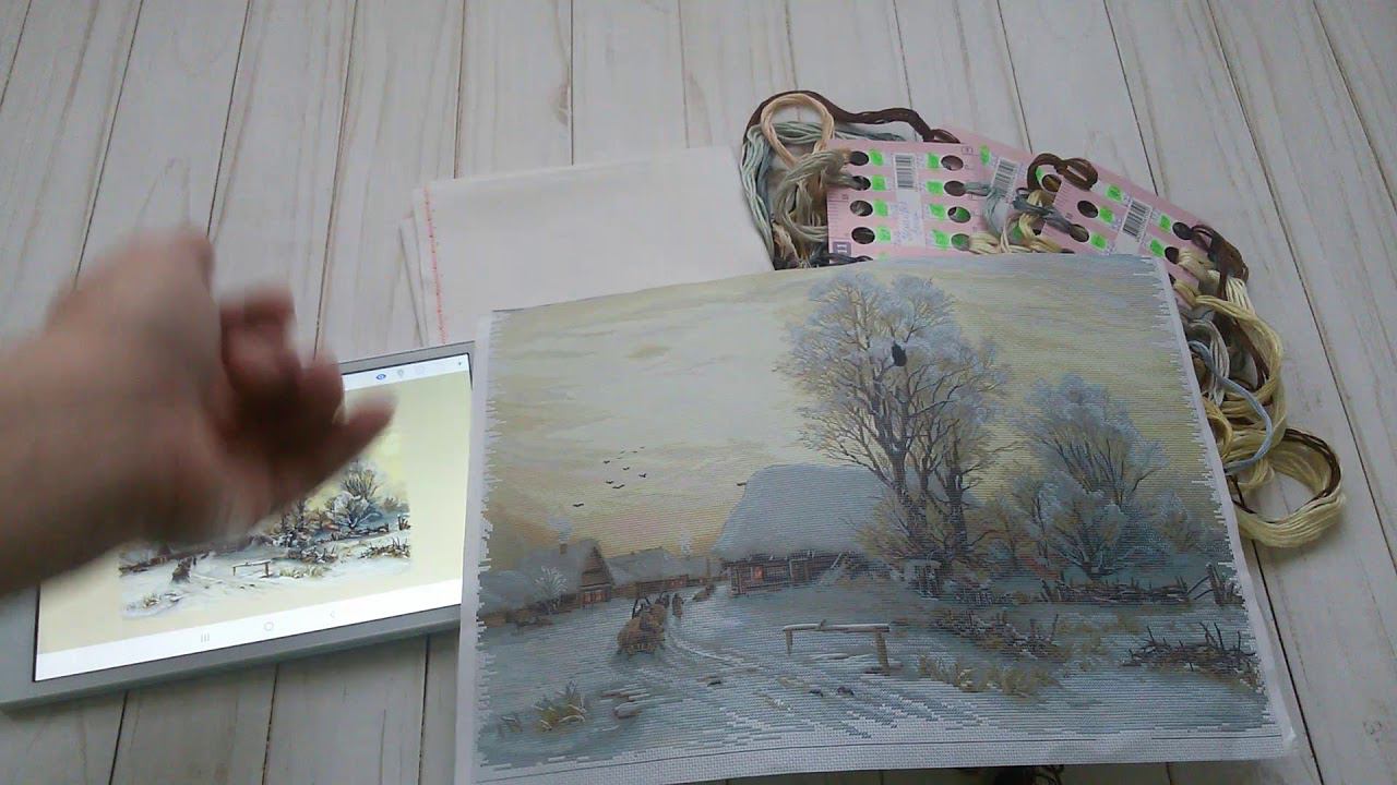 #вышивкакрестом Вышивальная неделька 30 декабря 2019 -5 января 2020г смотреть онлайн