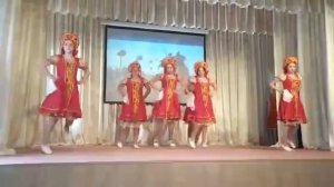 Русский народно-стилизованный танец «В роще пел соловушка»