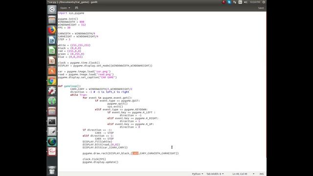 Python Game Development with Pygame 04 - FPS,Creating an infinite road and making our car move on i смотреть онлайн