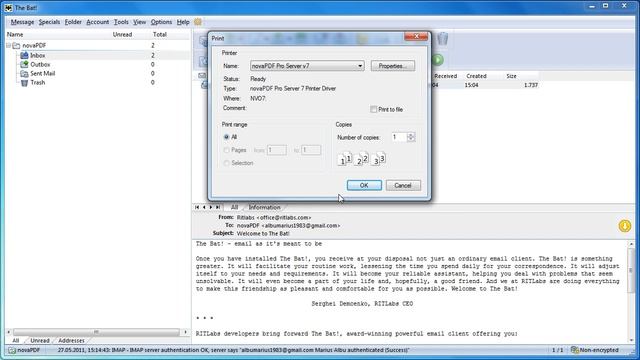 Convert e-mails from The Bat! to PDF files смотреть онлайн