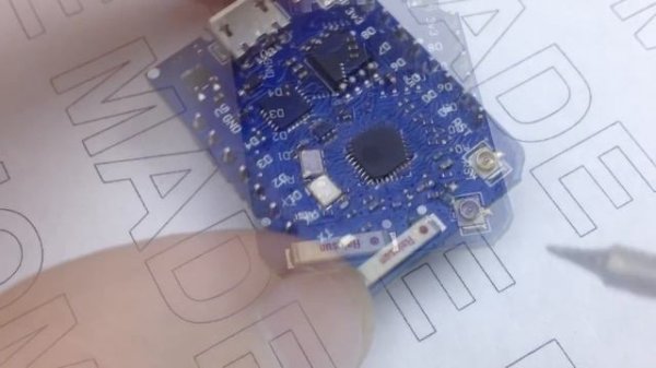 Подключение WiFi антенны к Wemos D1 miniPro