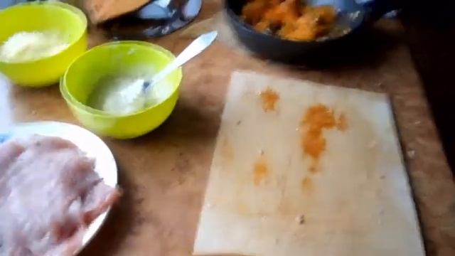 Мясные мешочки с начинкой в духовке. Вкусно и быстро! Meat Bags Stuffing In The Oven