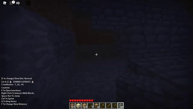 Defeating Zombies in Minecraft Roblox смотреть онлайн