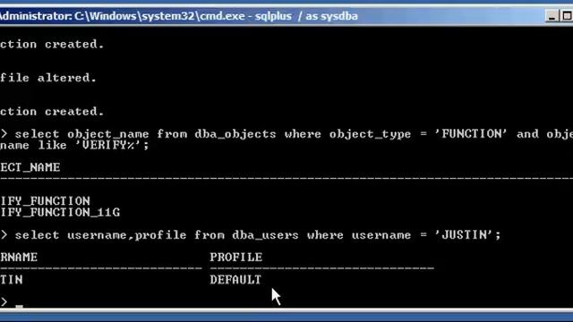 Oracle DBA Justin - How to setup user password complexity in an Oracle database смотреть онлайн