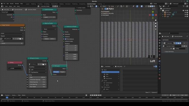 Create ASCII art using geometry nodes [BLENDER 3.0] смотреть онлайн