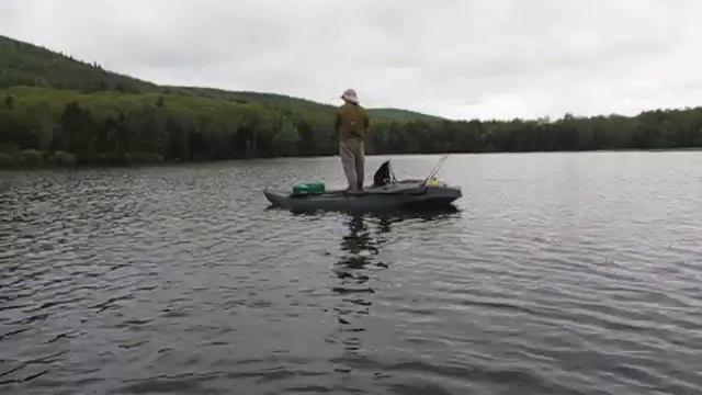 Fishing with my Lifetime Dragonfly Sport Fisher Kayak смотреть онлайн