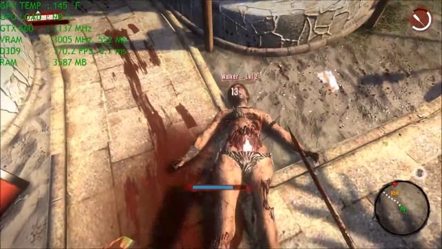 Dead Island GPU Benchmark (GTX 660 2GB OC GDDR5) смотреть онлайн