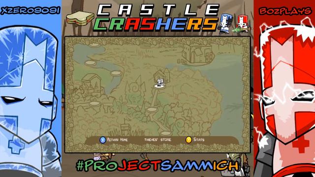Let's Co-op Castle Crashers #ProjectSammich Bonus Episode смотреть онлайн