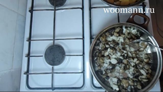 Рецепт картошка с грибами