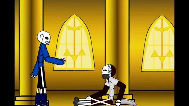 Undertale анимация кросс против Санса анимация рисуем мультфильмы 2 смотреть онлайн
