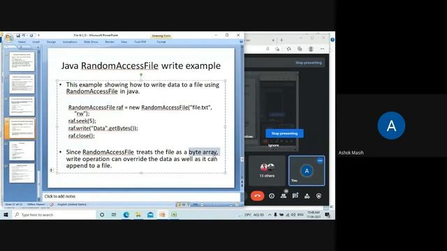 random access file in java with examples смотреть онлайн