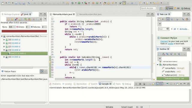 Roman Numerals conversion in Java via TDD, pt.2 смотреть онлайн