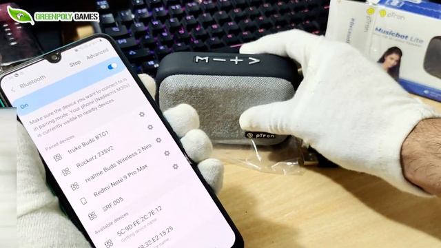 ptron Musicbot Lite 5W Mini Bluetooth Speaker review and unbox by #greenpolygames смотреть онлайн