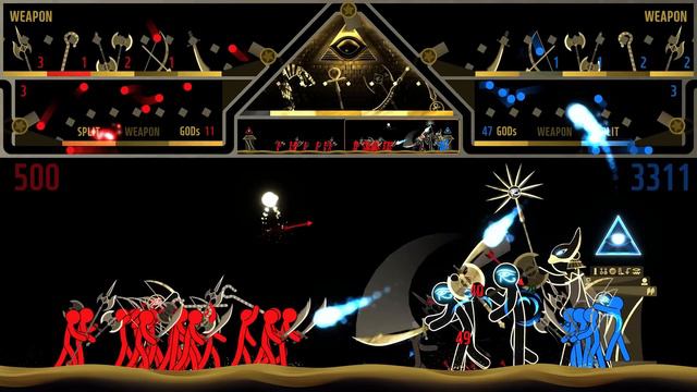 Stickman Fight : Gods of Egypt - Marble & Ragdoll battle смотреть онлайн