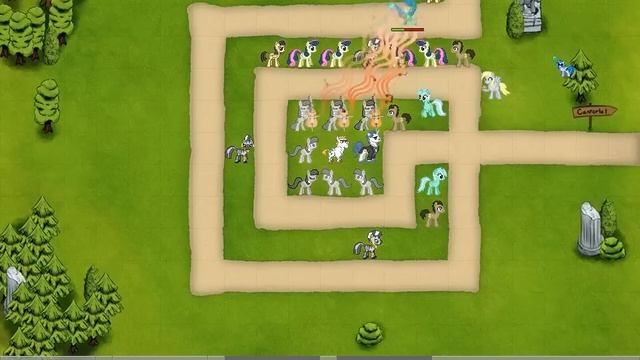 Canterlot Siege 2 - Map 1 Perfect Playthrough (Hard, No Superpowers)