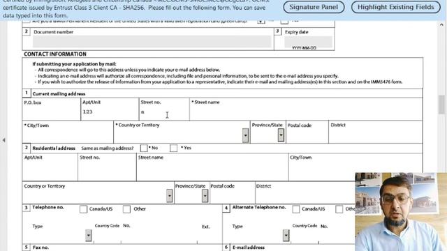 how to fill IMM5257 Canada Visa application смотреть онлайн