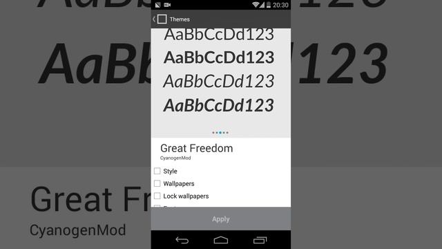 Cyanogen Theme Showcase смотреть онлайн