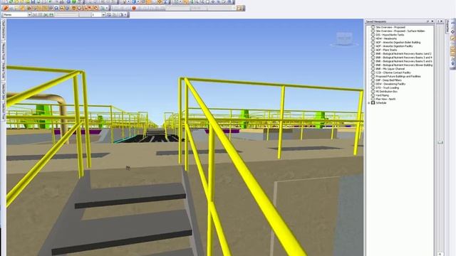 A Navisworks Tour Of A Wastewater Treatment Plant Design