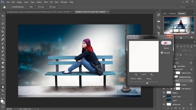 raining night photo manipulation | photoshop tutorial cs6/cc смотреть онлайн