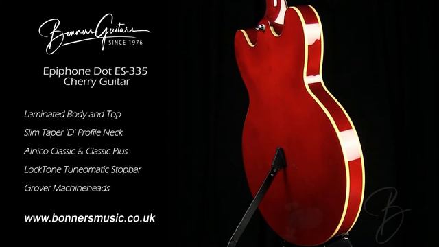Epiphone Dot ES-335 Cherry Guitar | Bonners Guitar Store смотреть онлайн