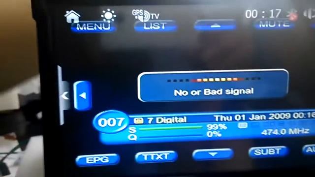Connection of the DVB-T Antenna for Car DVD Player смотреть онлайн