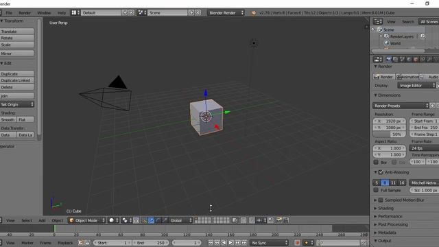Blender v2.78a || Parte 1 || Interfaz de Usuario || смотреть онлайн