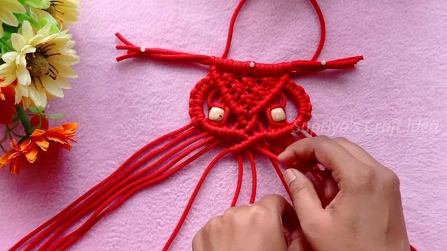 Macrame owl wall hanging tutorial for Beginners - MINI OWL ORNAMENT - Diy Macrame mini Wall hanging смотреть онлайн