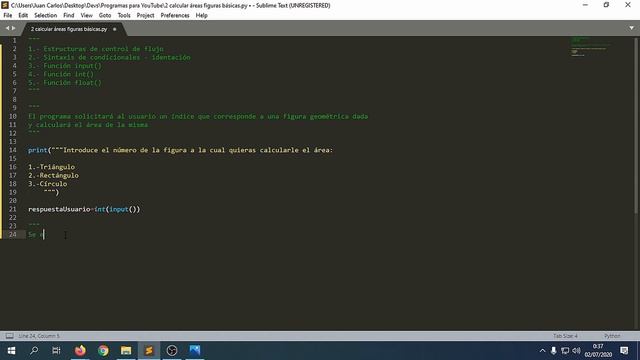 Uso de CONDICIONALES en Python [2020] if elif y else SHORCUT SublimeREPL y función input() y más смотреть онлайн