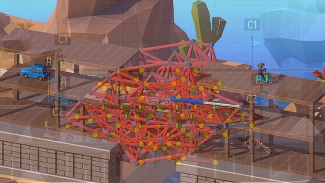 Overengineering 4-15 (Twists and Turns)! | Poly Bridge 2 Showcase смотреть онлайн