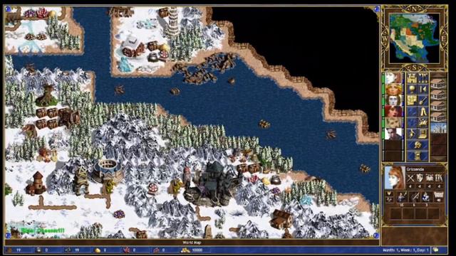 Heroes 3 new map from Exiled Kingdoms game - The Isle of Varannar смотреть онлайн