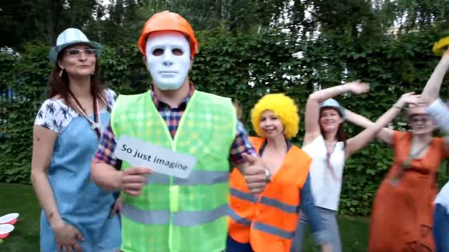 Липдаб на корпоративном мероприятии (Lipdub)