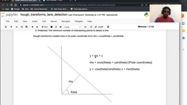 Lane / Road Detection using Hough Transforms and OpenCV смотреть онлайн