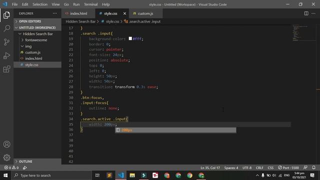 Search Bar Using Html CSS & JavaScript | CSS Expandable Search Box смотреть онлайн
